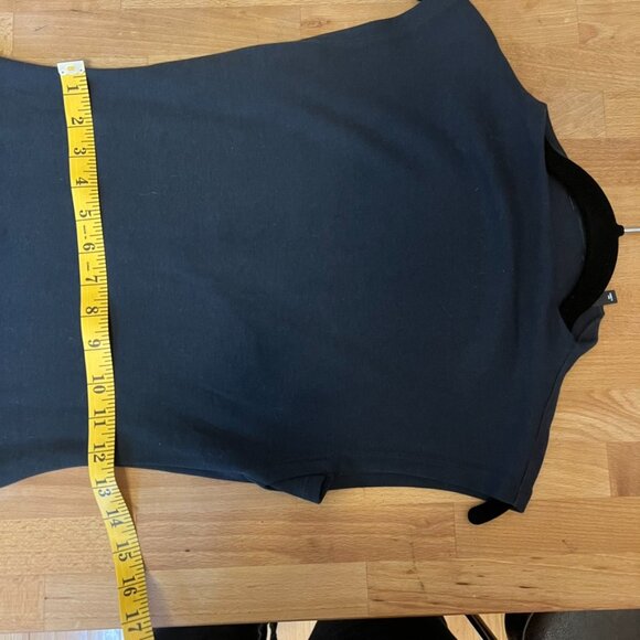 Cuts Black T-Shirt Mini Dress (S) - Picture 11 of 11